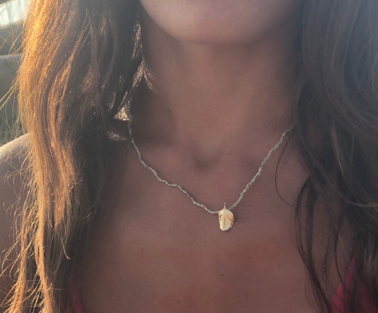 Collana Foglia del Cappero