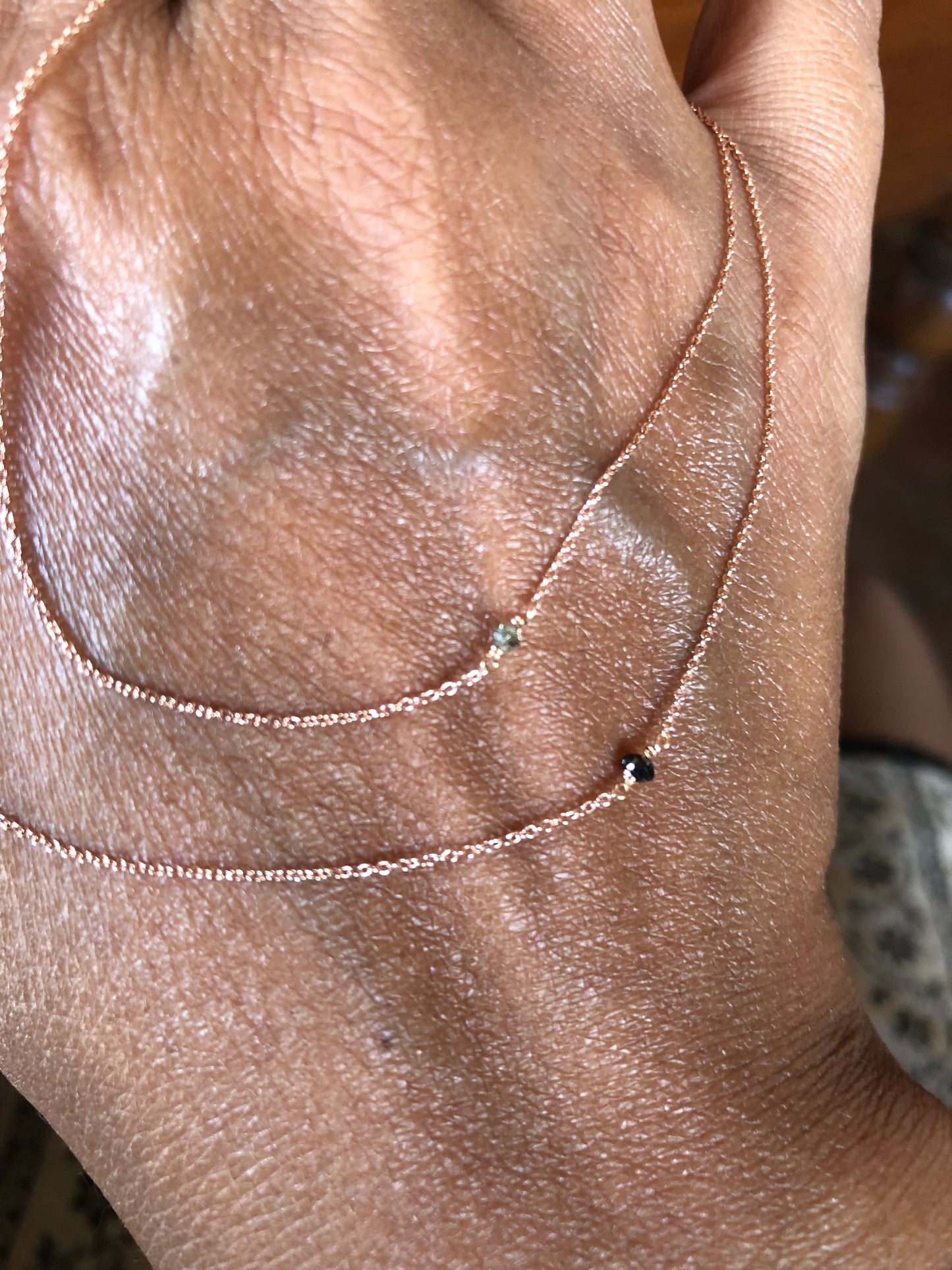 Collana e braccialetto Luce