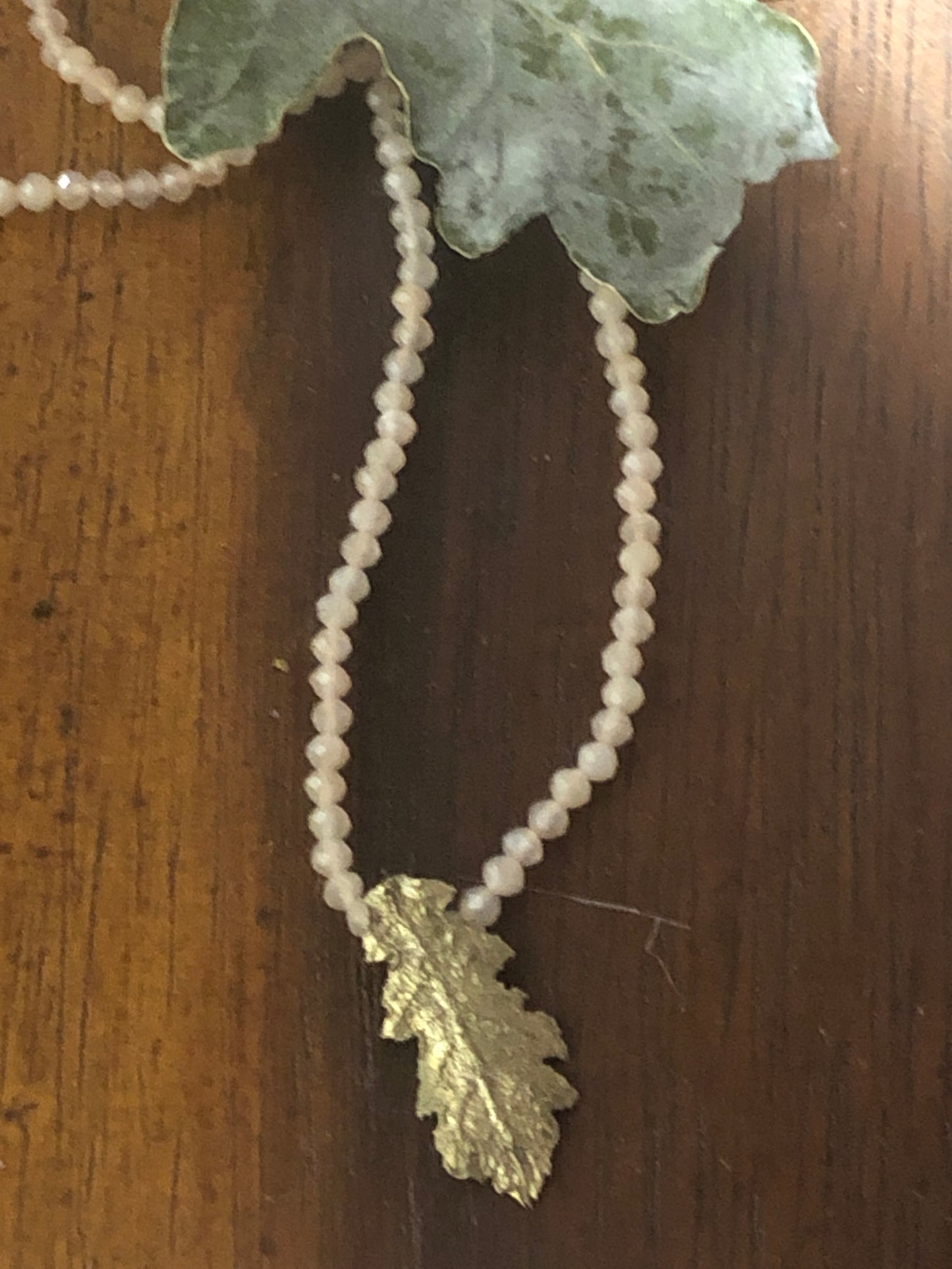 Collana Foglia di Quercia