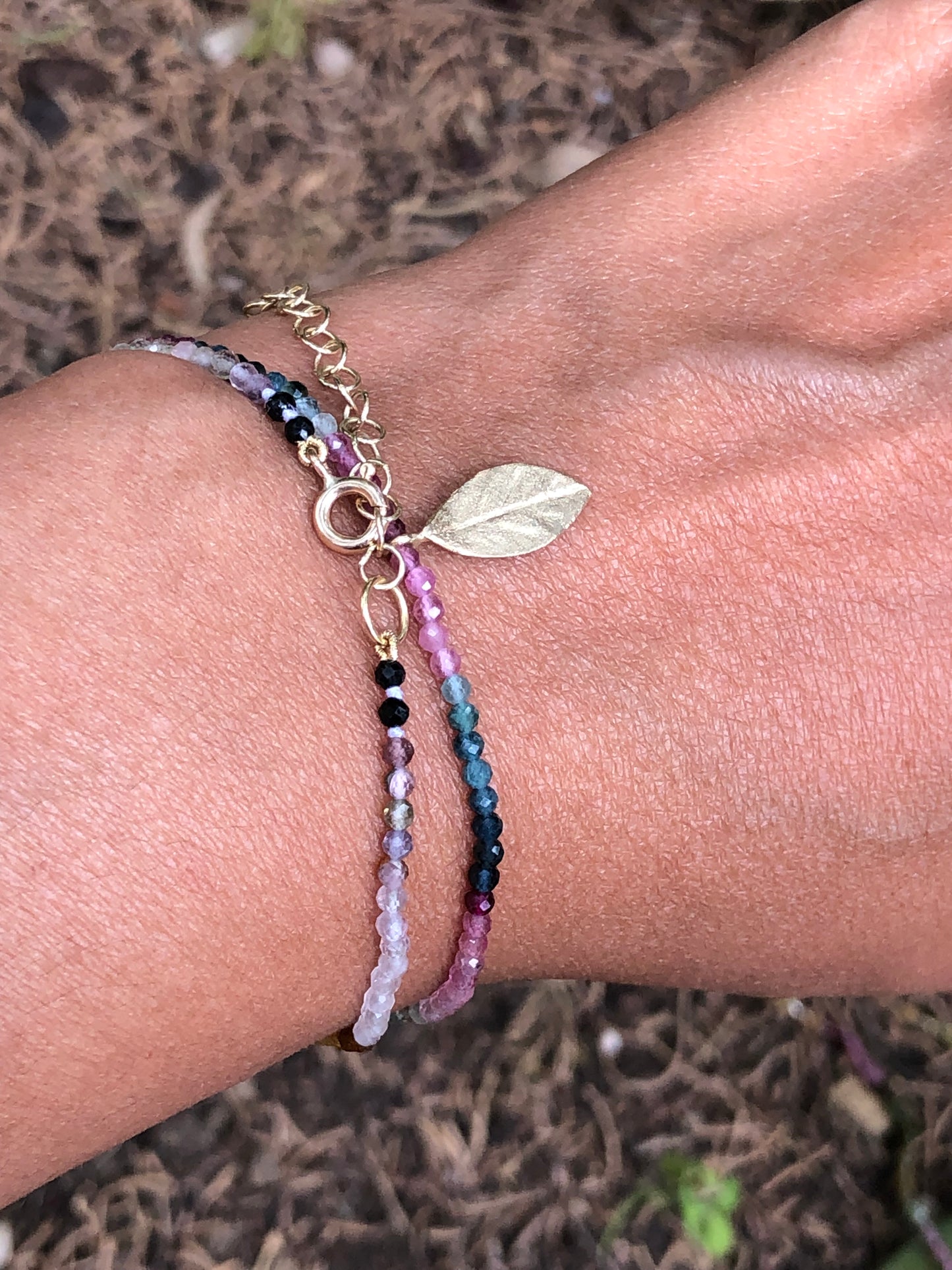 Collana Alloro foglia piccola