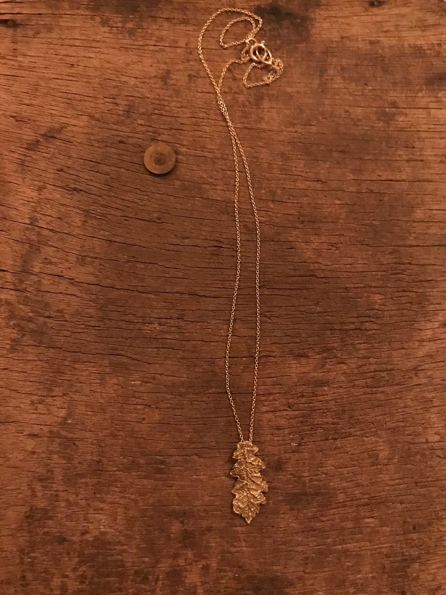 Collana Foglia di Quercia