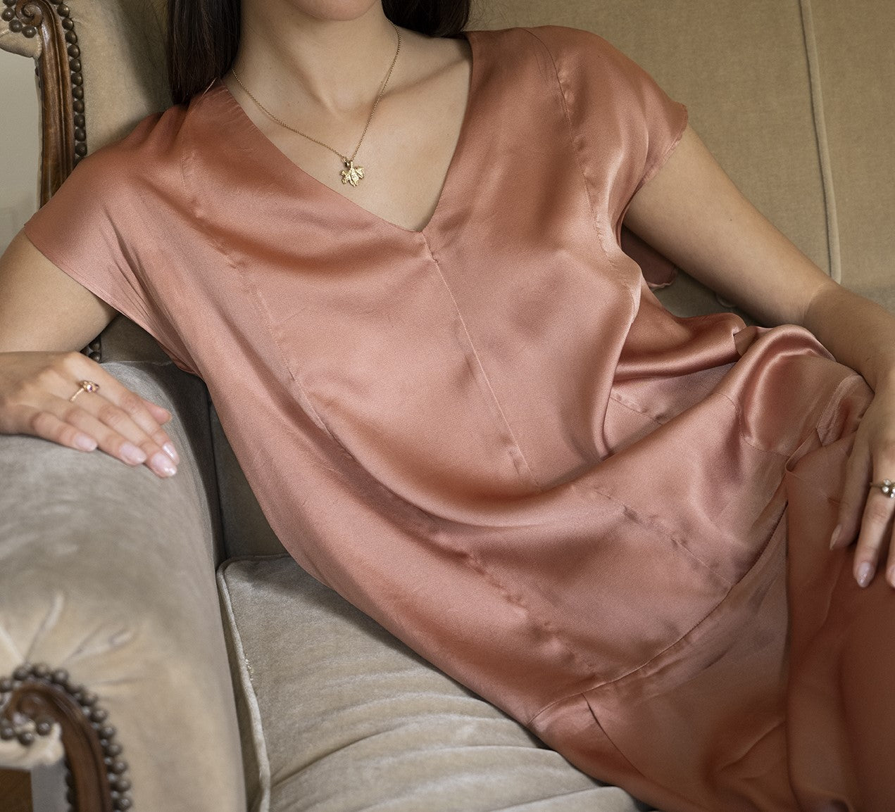 Collana Foglia di Vite