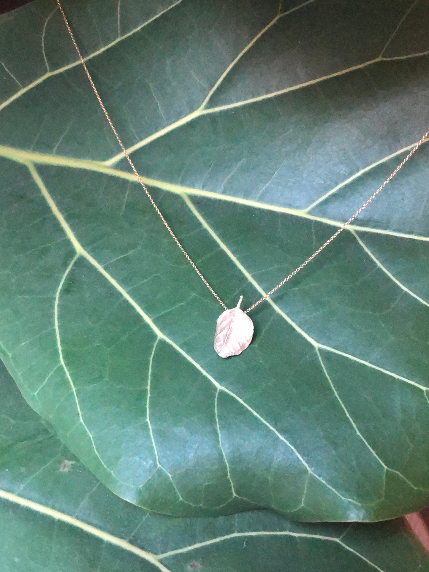 Collana Foglia del Cappero