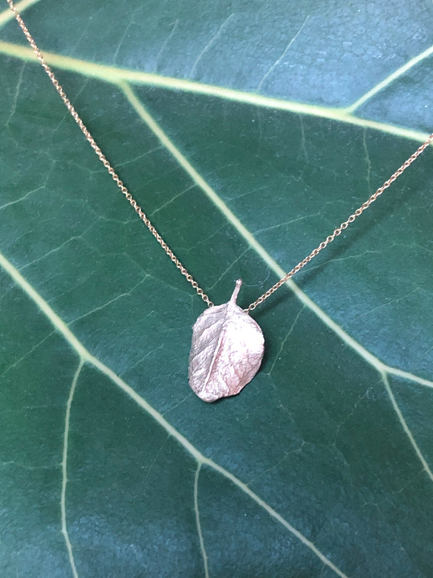 Collana Foglia del Cappero