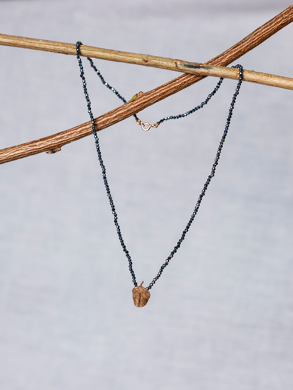 Collana Foglia del Cappero