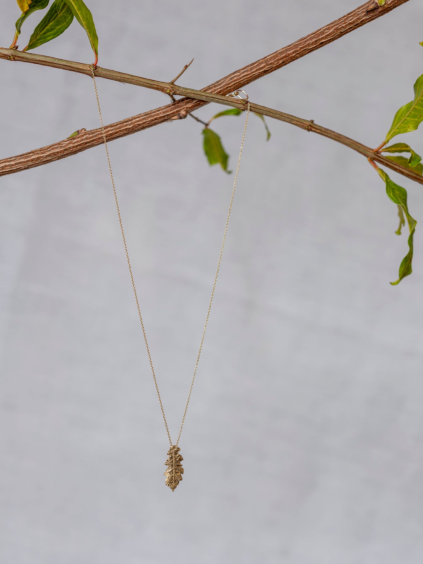 Collana Foglia di Quercia