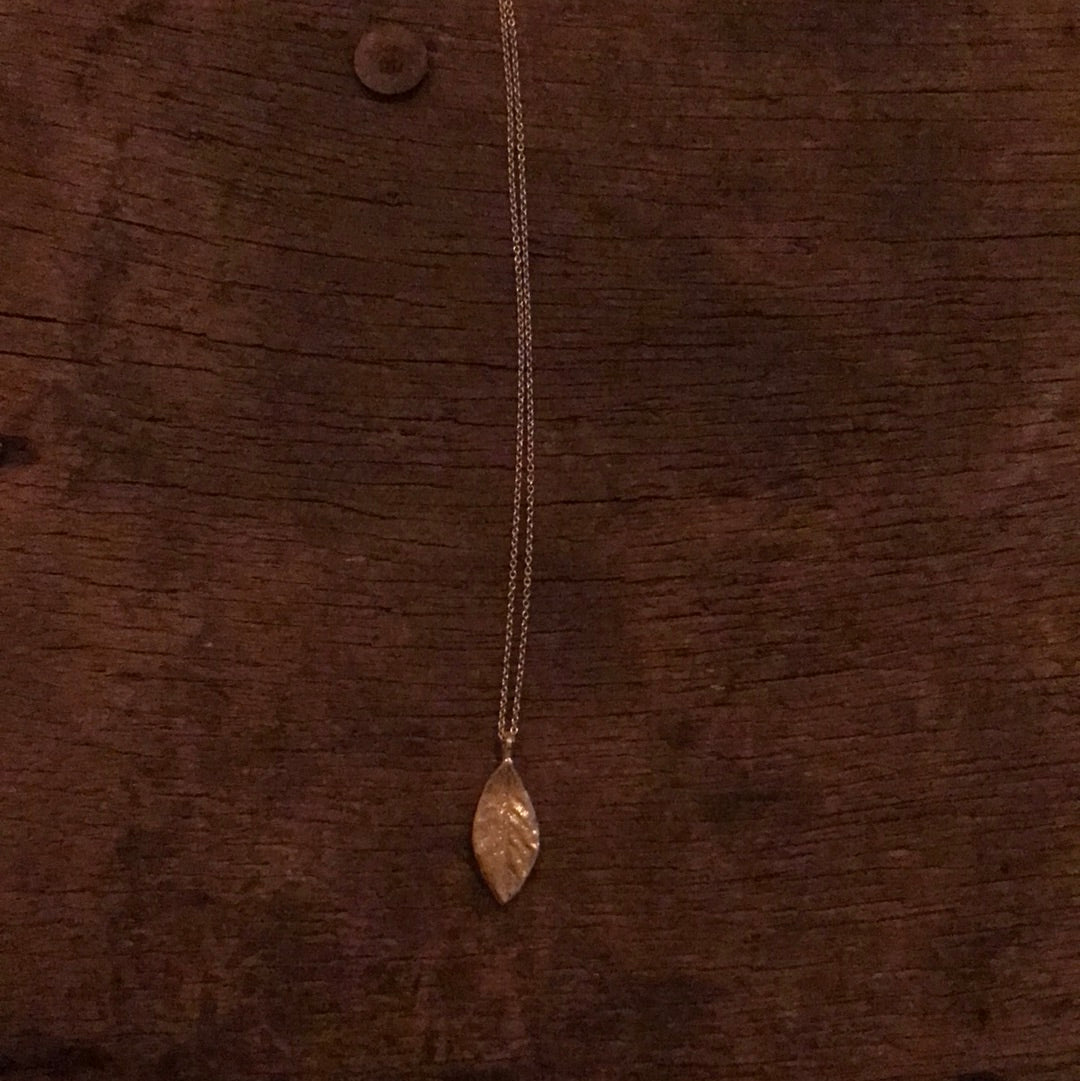 Collana Alloro foglia piccola