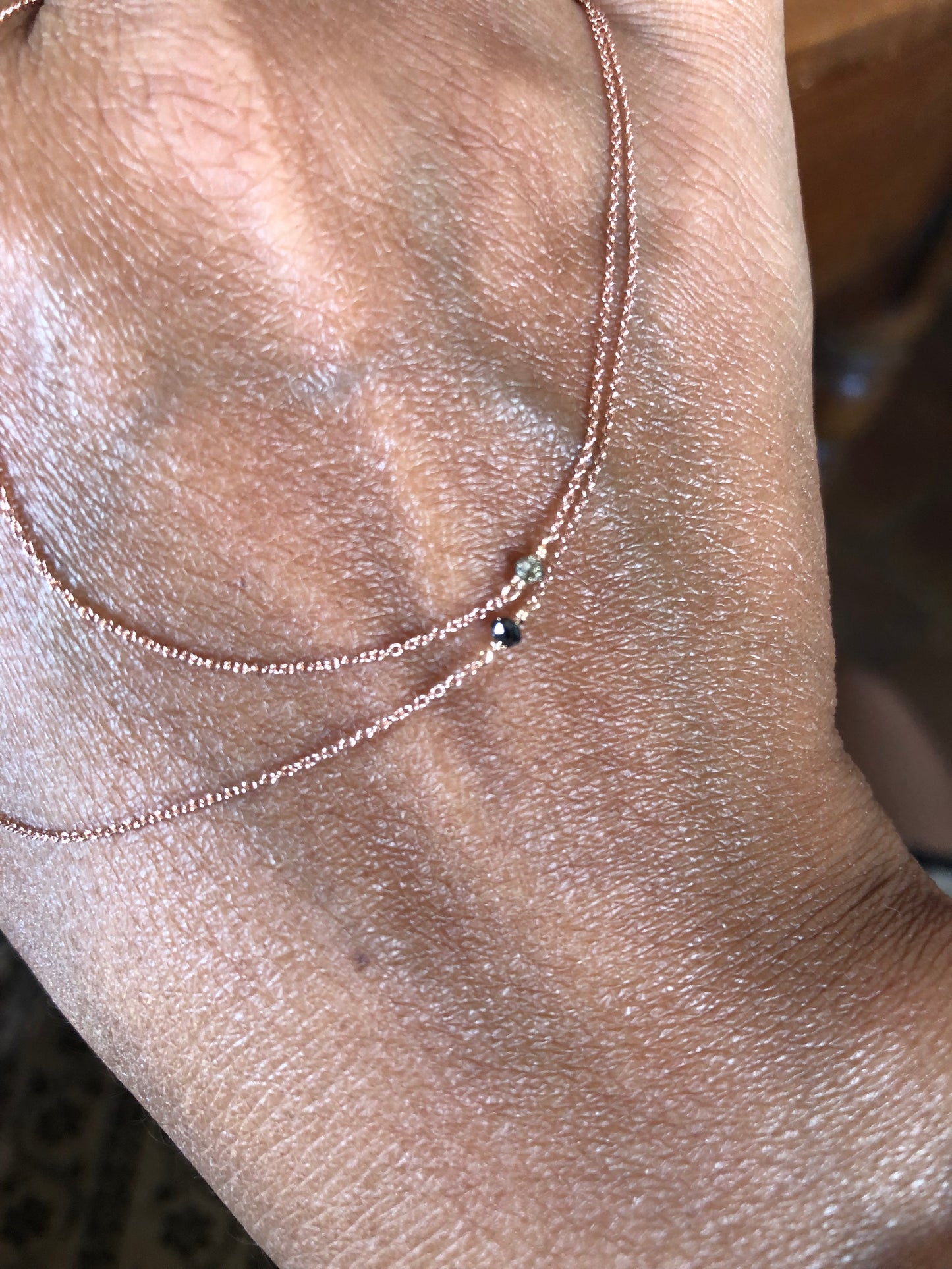Collana e braccialetto Luce