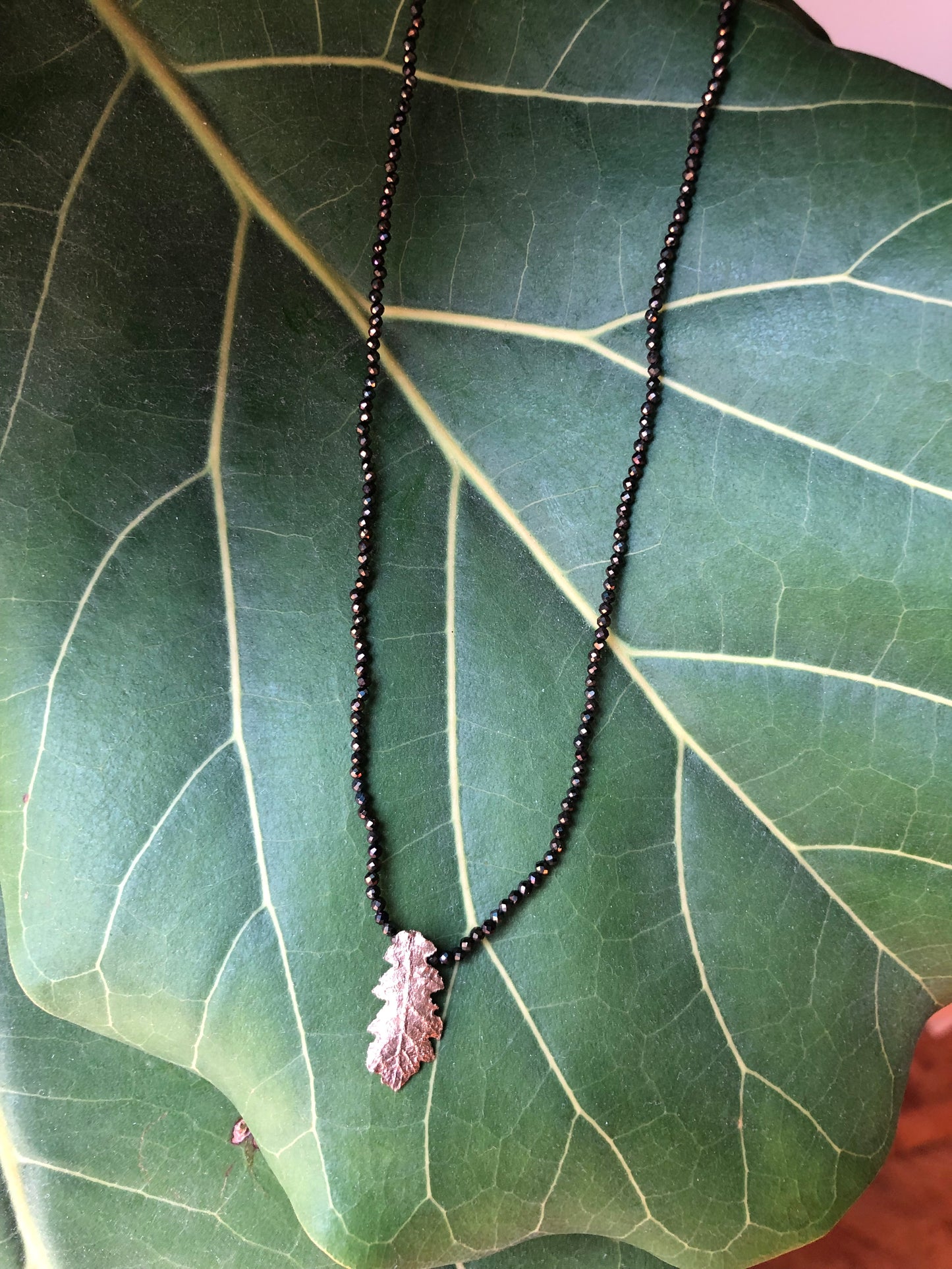 Collana Foglia di Quercia