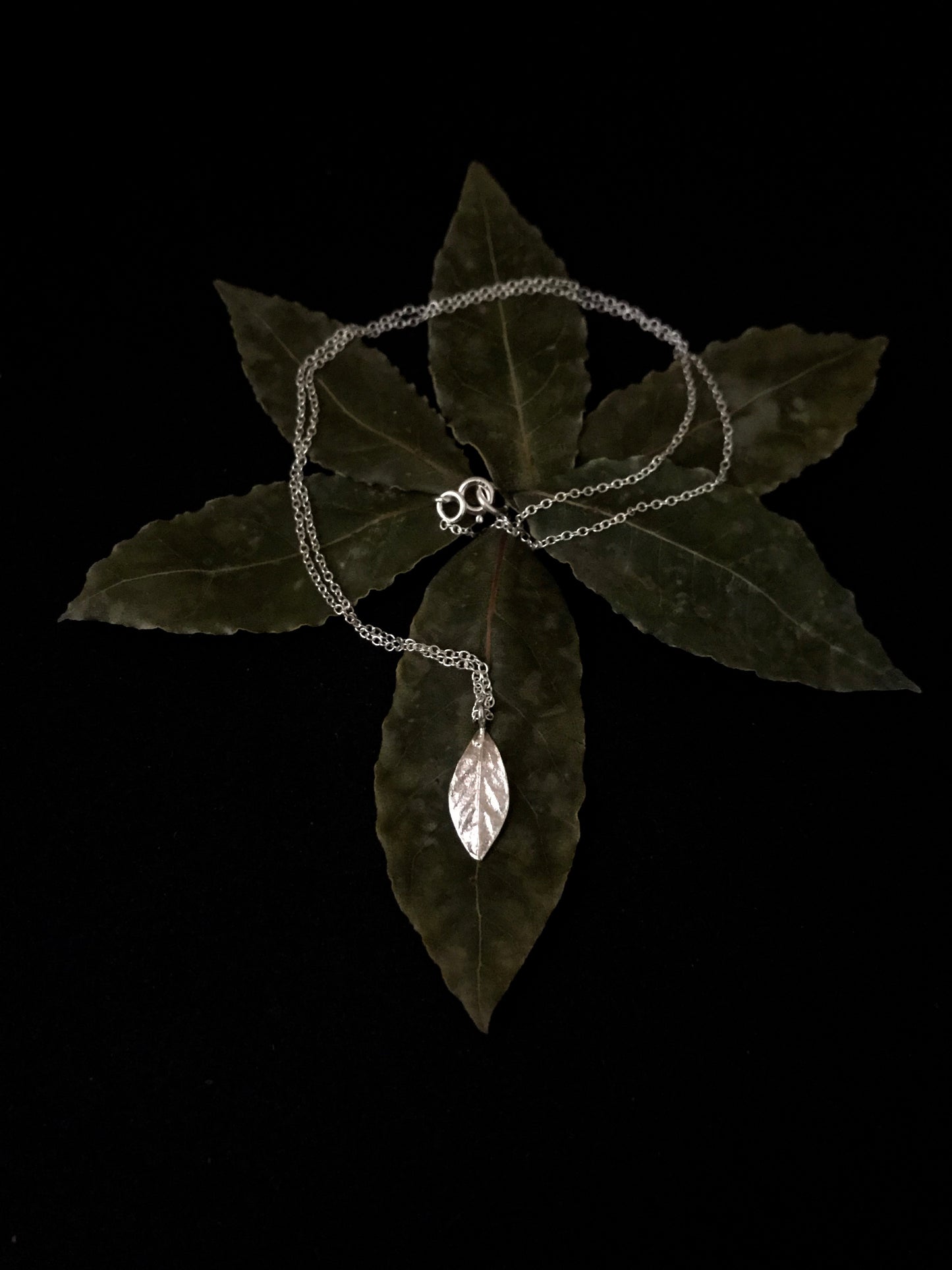 Collana Alloro foglia piccola