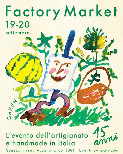 Questo fine-settimana venitemi a trovare al Factory Market!