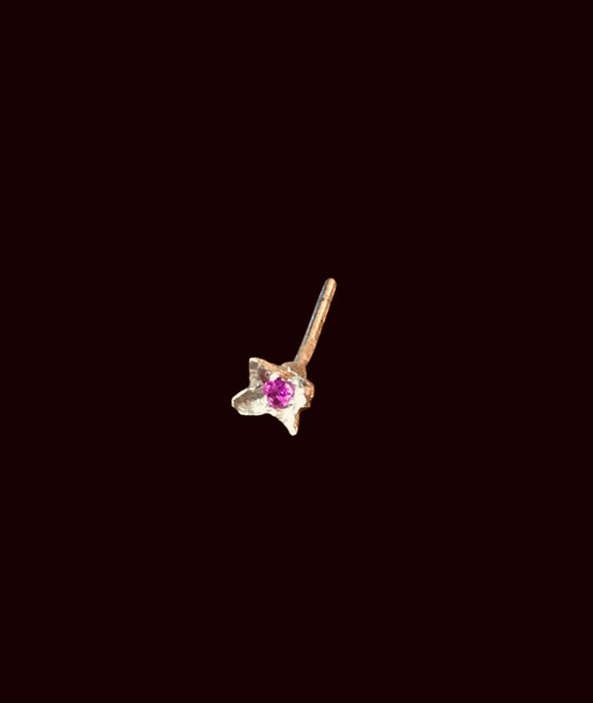 Orecchino singolo stud chiodo di garofano