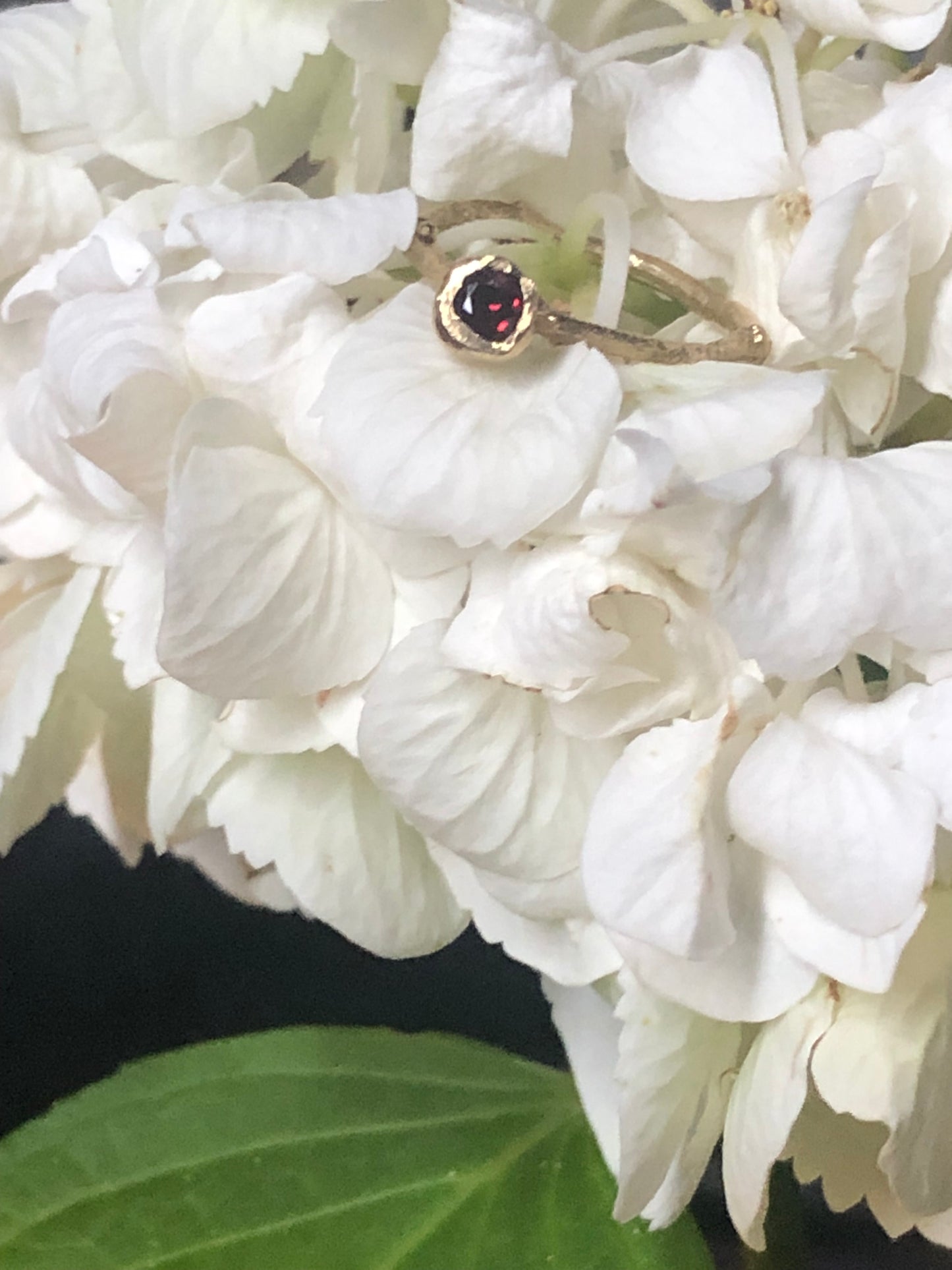 Anello Callistemone solitario
