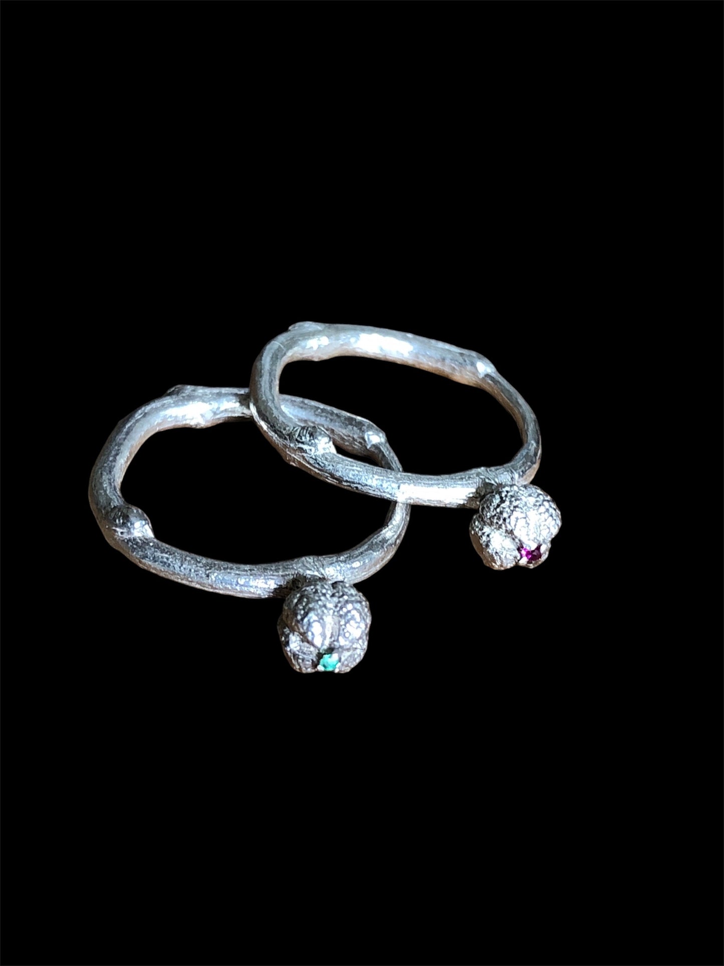 Anello Bacca Castagnola Solitario