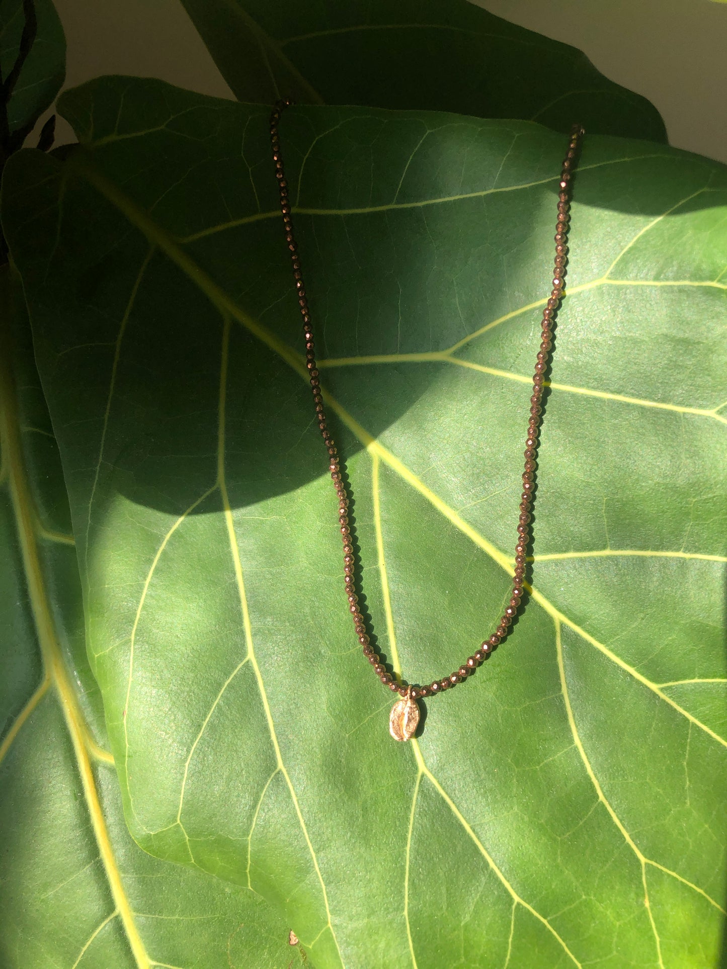 Collana Chicco di Caffè