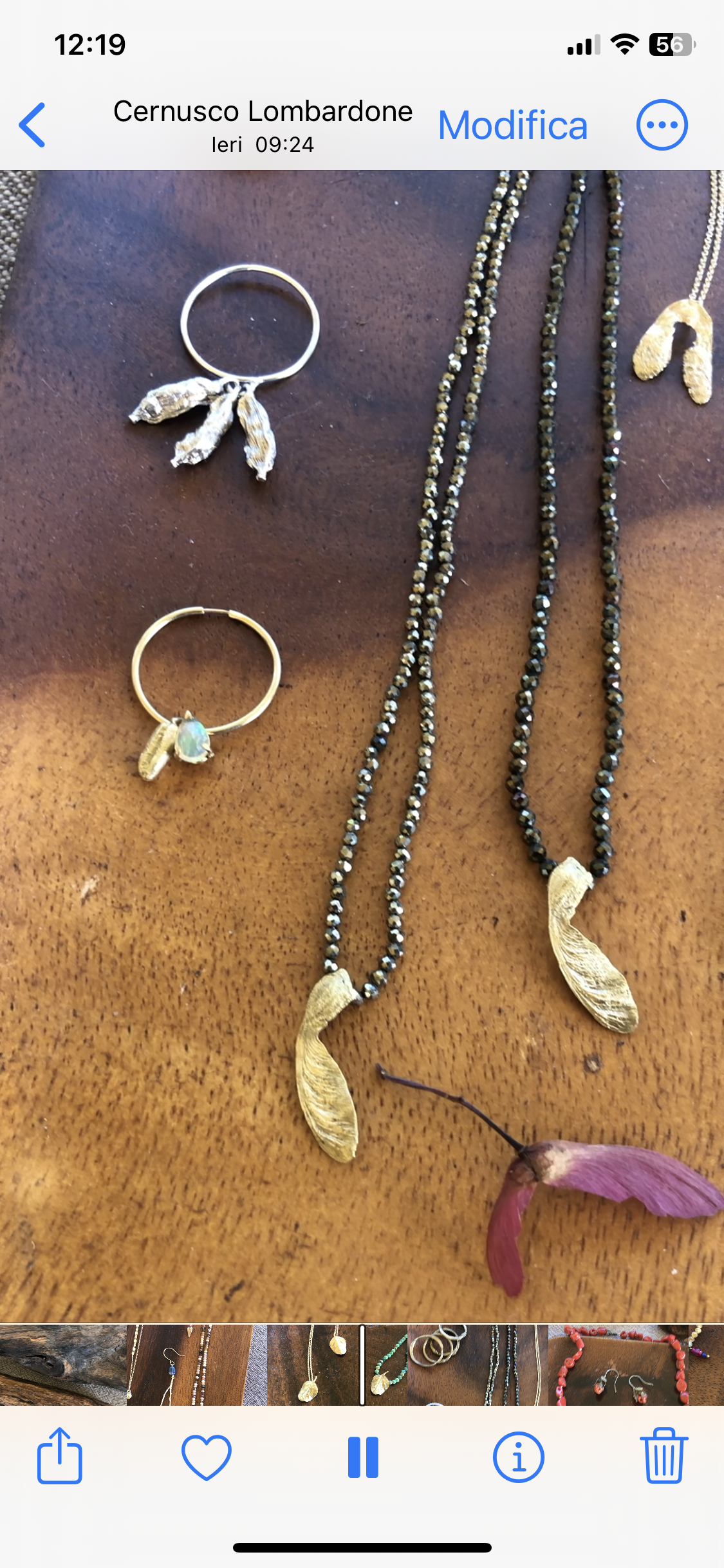 Collana Seme di Acero