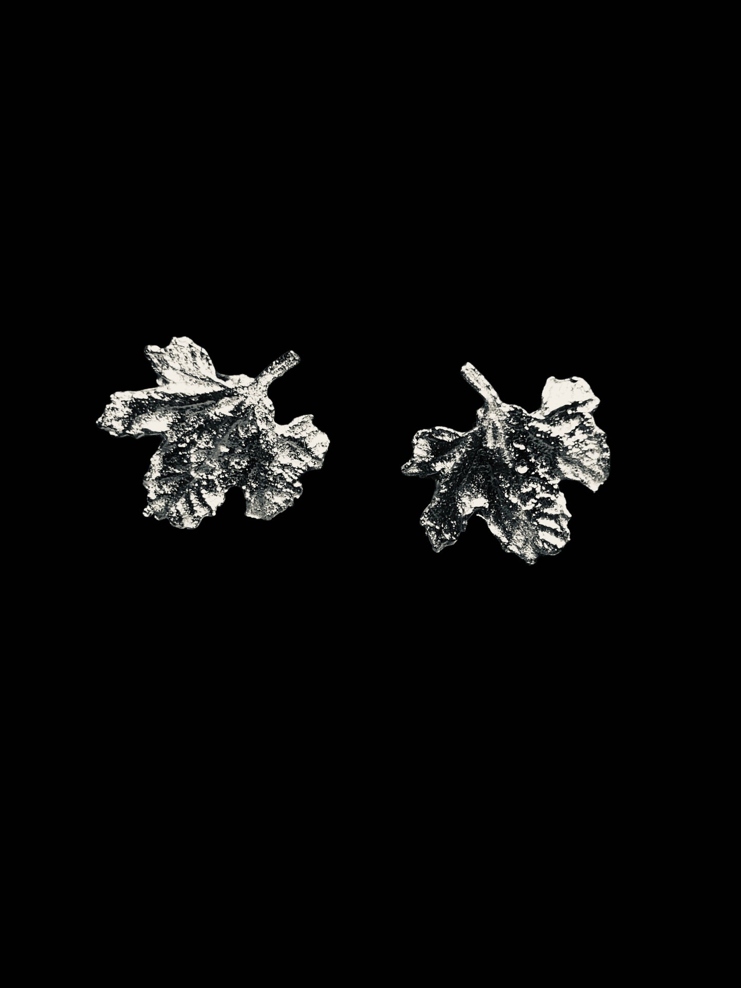 Orecchini Studs Foglie di Vite