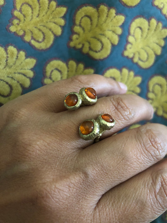 Anello Ghianda doppio