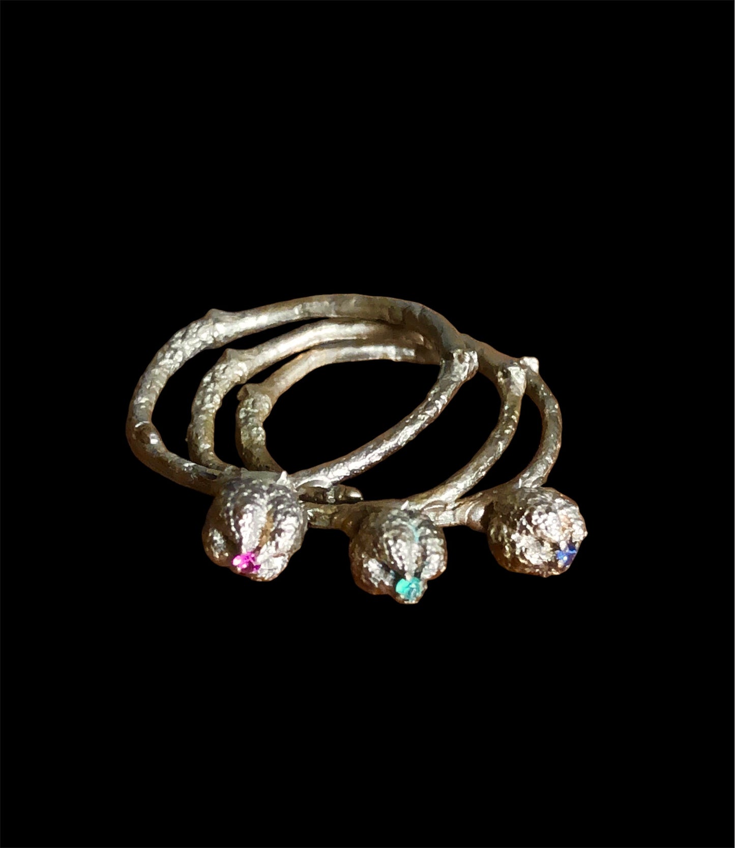 Anello Bacca Castagnola Solitario