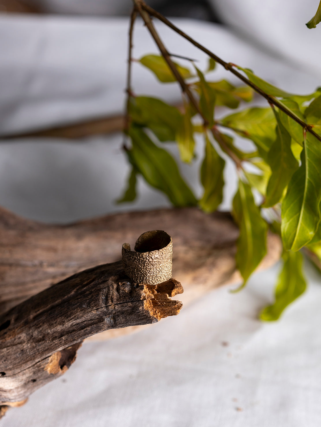 Anello Foglia di Salvia