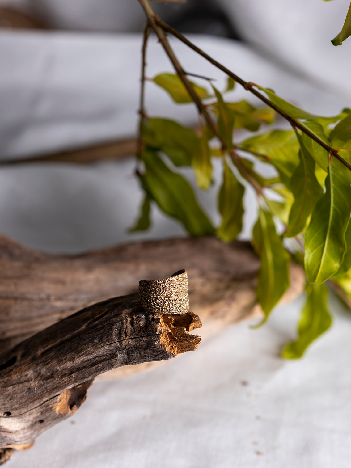 Anello Foglia di Salvia
