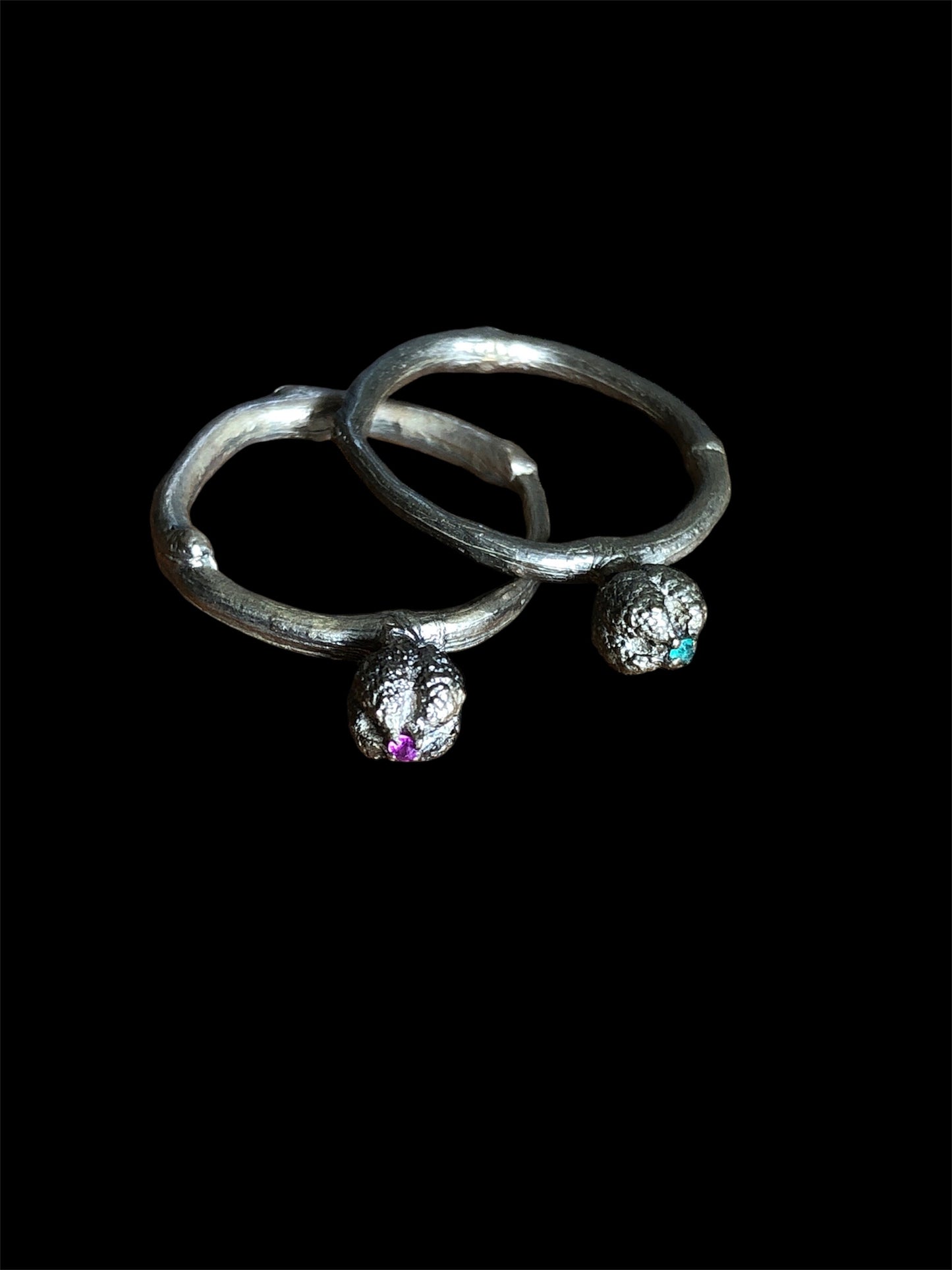 Anello Bacca Castagnola Solitario