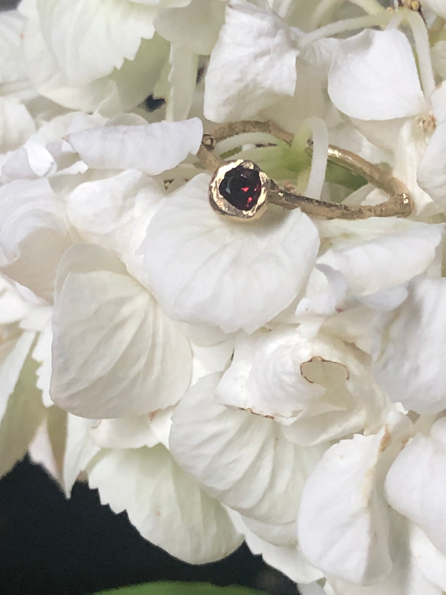 Anello Callistemone solitario