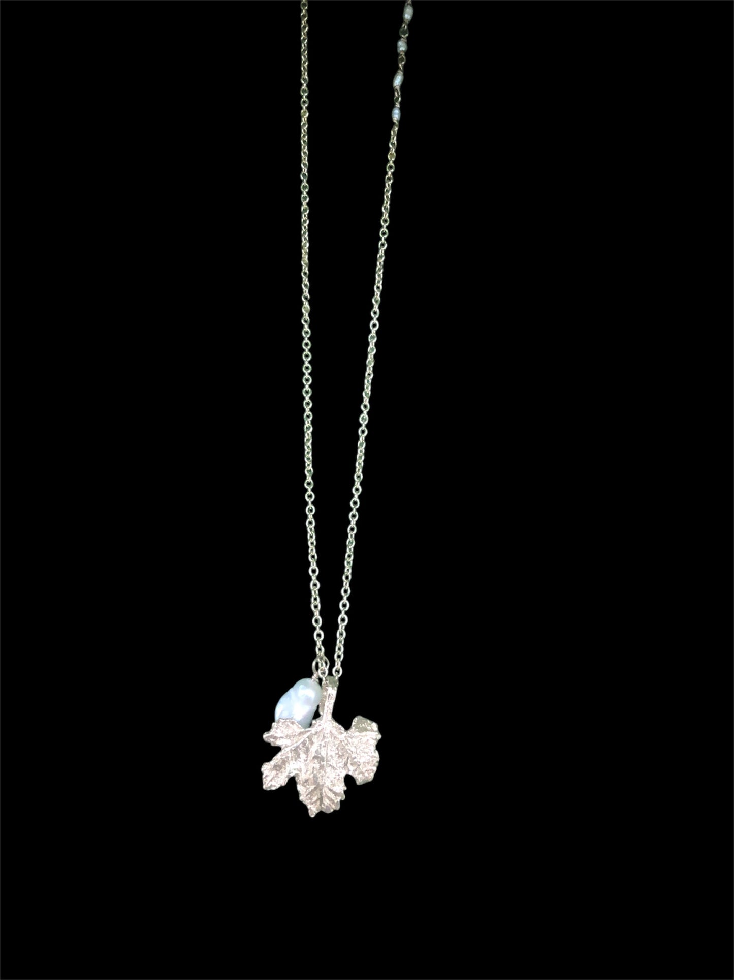 Collana Foglia di Vite