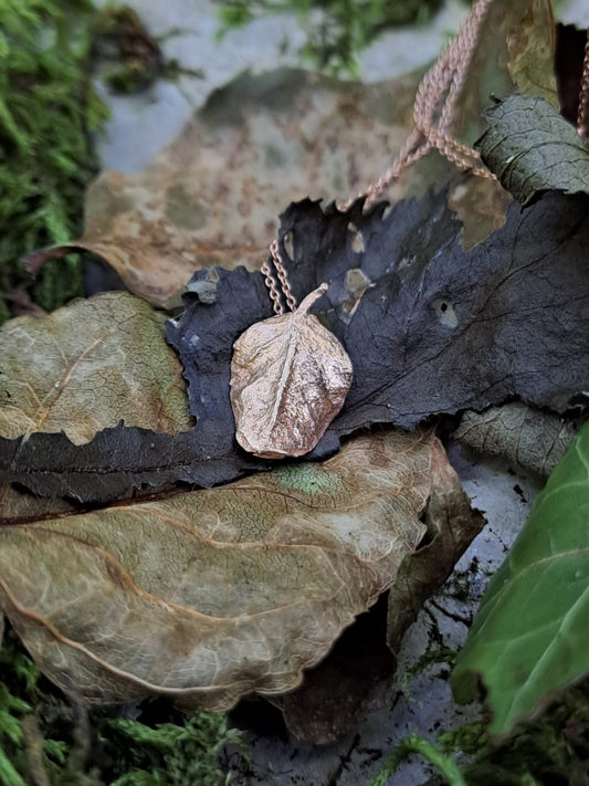 Collana Foglia del Cappero