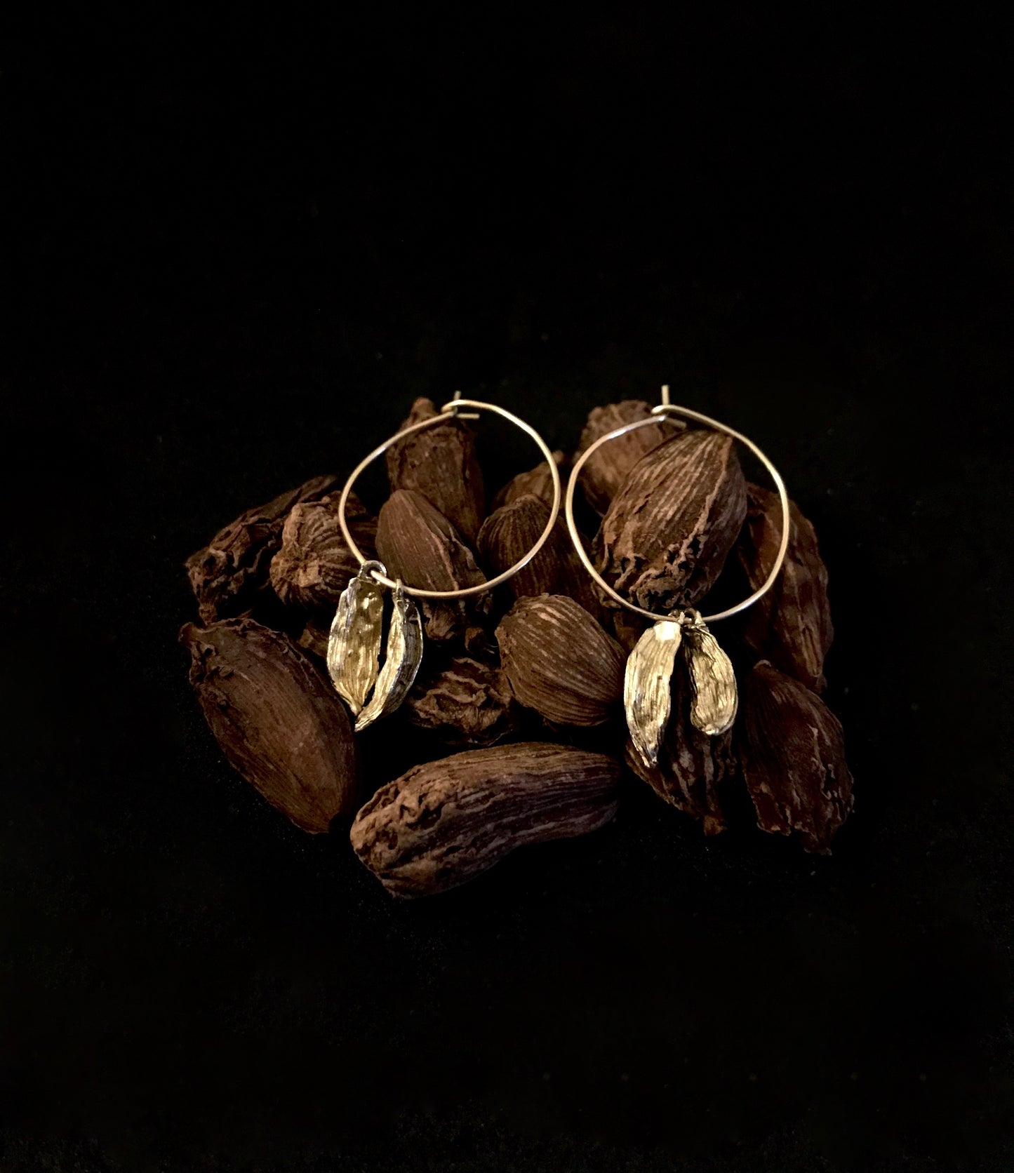 Orecchini cerchietti Cardamomo